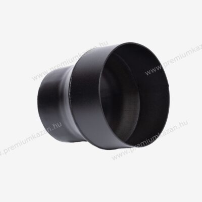Füstcső szűkítő fekete 180/120 mm